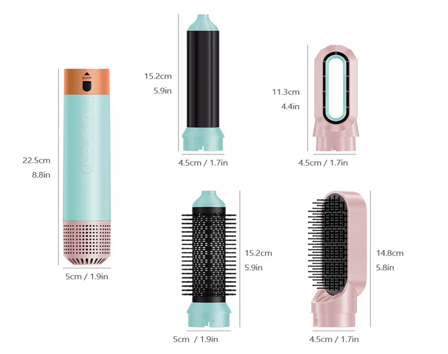 Mesky Professional Airwrap 5 in 1 Hair Styler