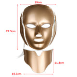 7Colors LED Light Photon Face Neck Mask Rejuvenation Skin Facial Therapy